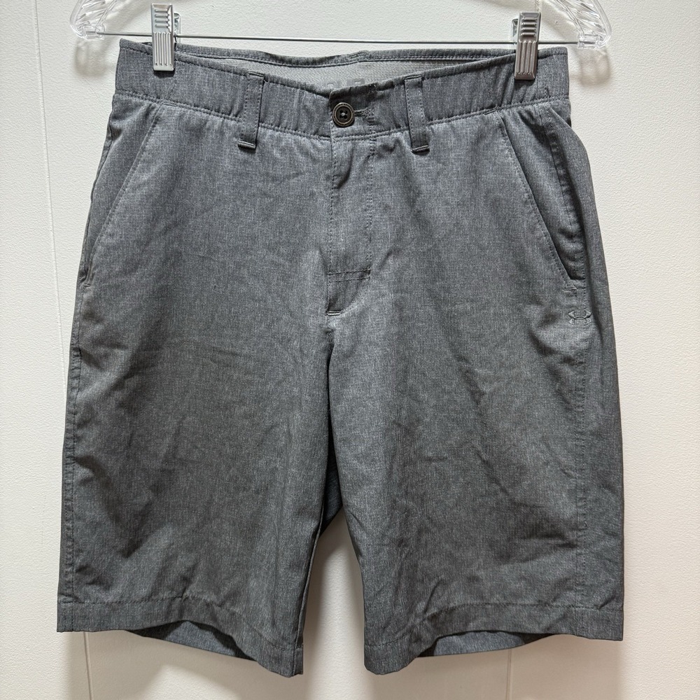 Under Armour Mens Golf‎ Shorts Size 30 Gray Performance Grip Waistband
